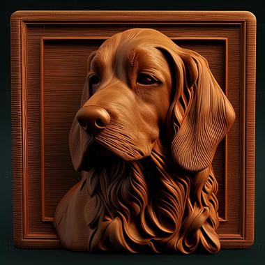 3D model Sharpey dog (STL)